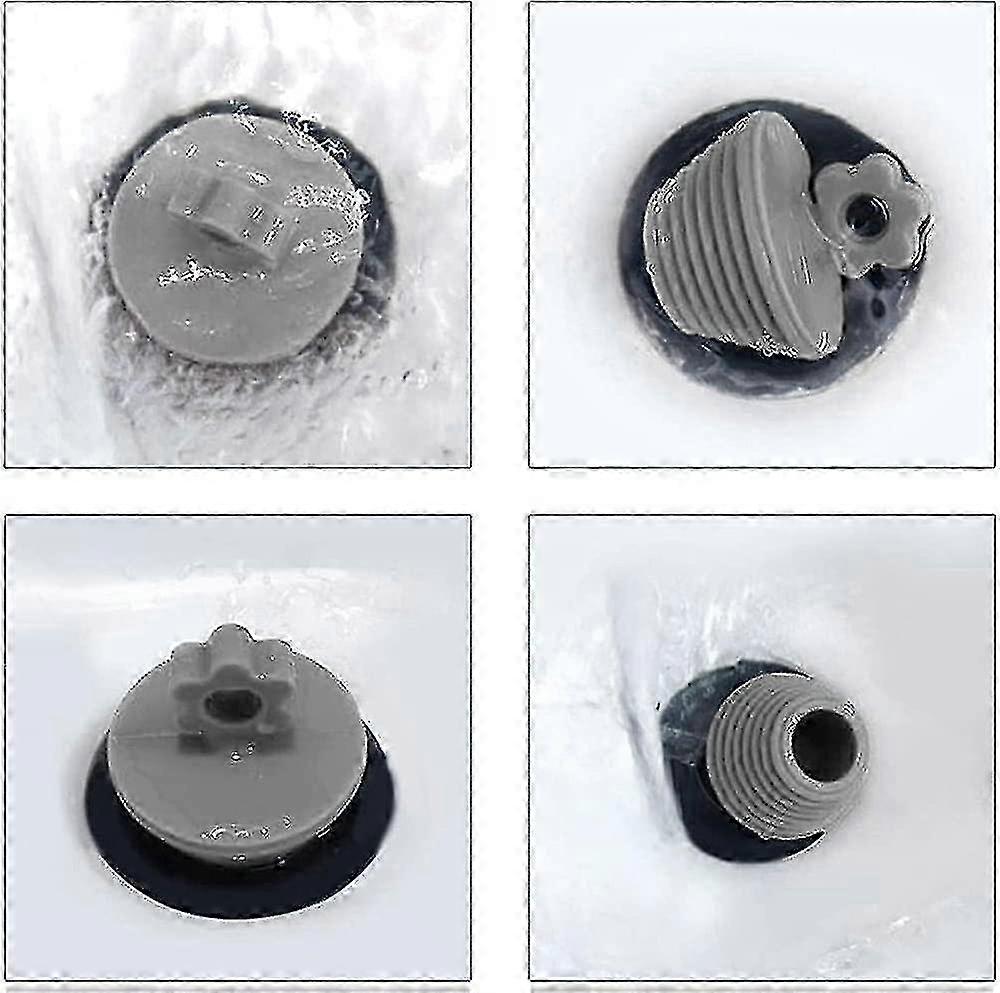 2 Pcs Universal Silicone Drain Plugs, Suitable for Kitchen and Bathroom