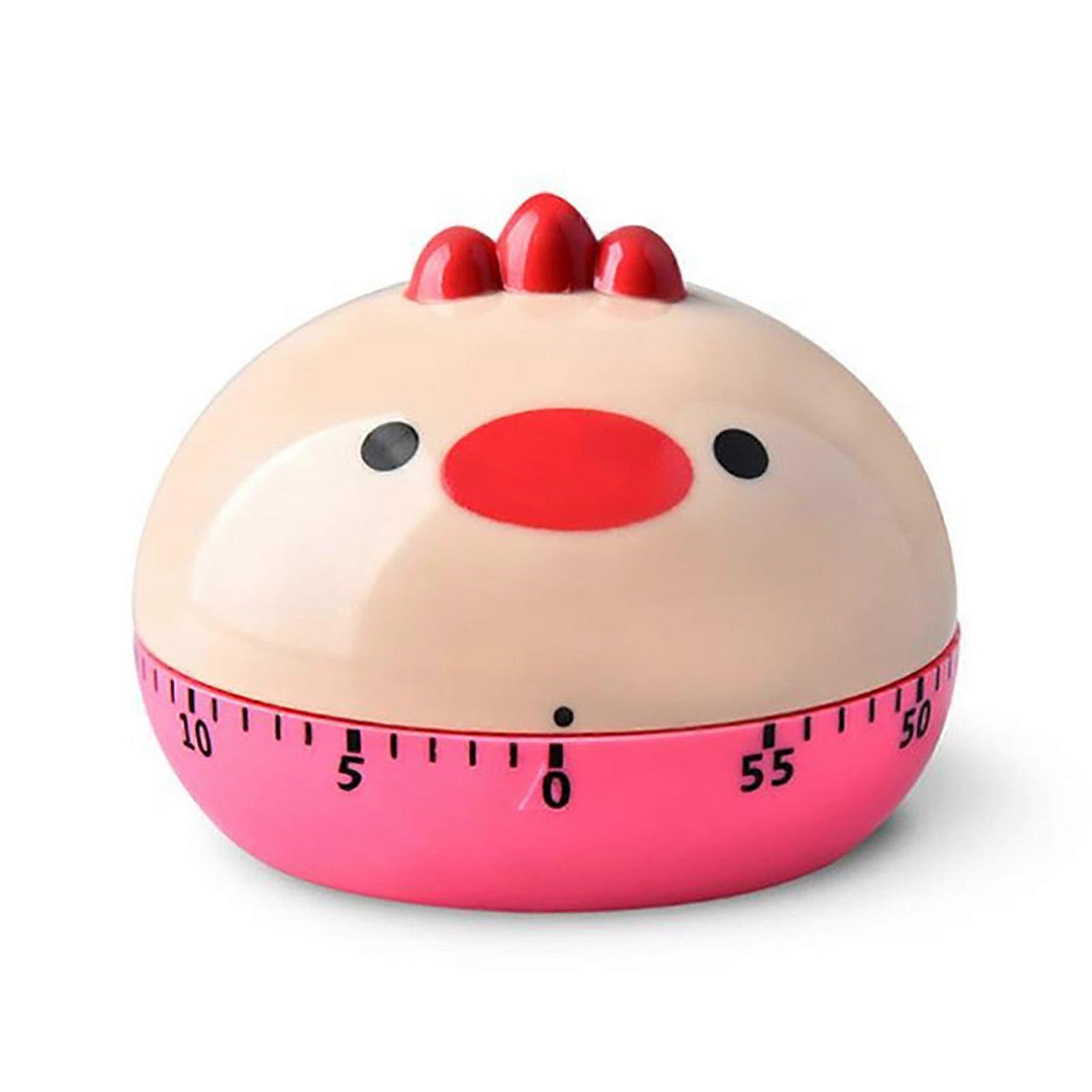 2025 Latest Model Mechanical Kitchen Timers Cartoon Animal Shape Accurate 60