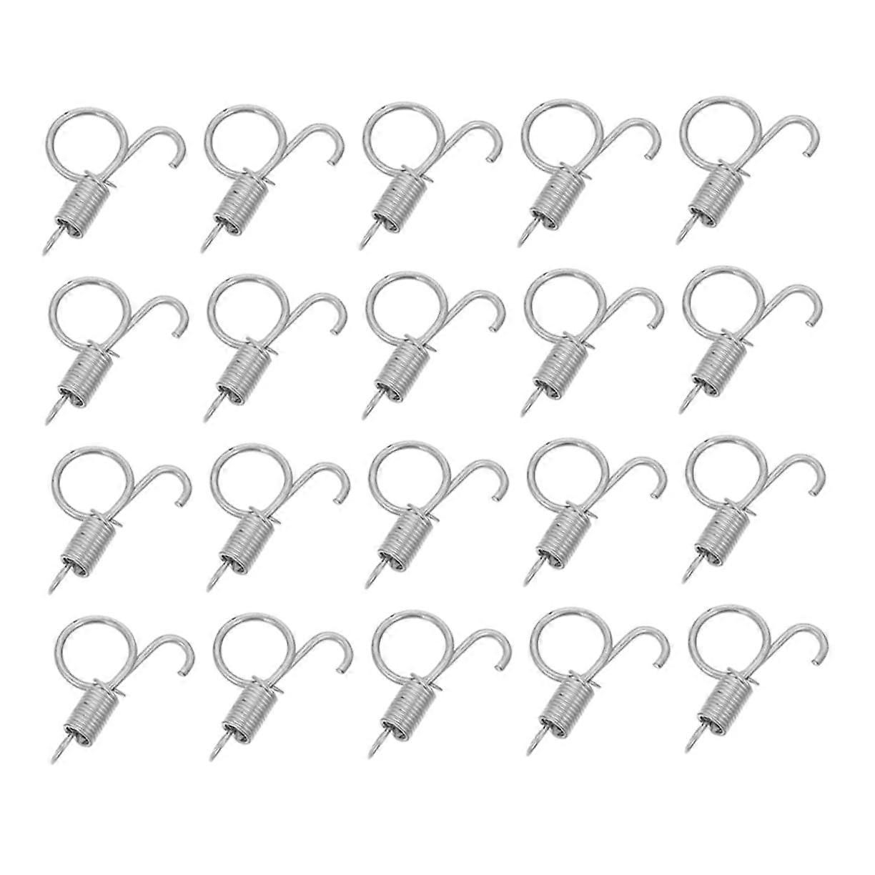 20 Pieces Rabbit Cage Clips Sturdy Door Fasteners Made of Quality Material SpaceSaving for Small Animal Cages and Practical for Various Pets