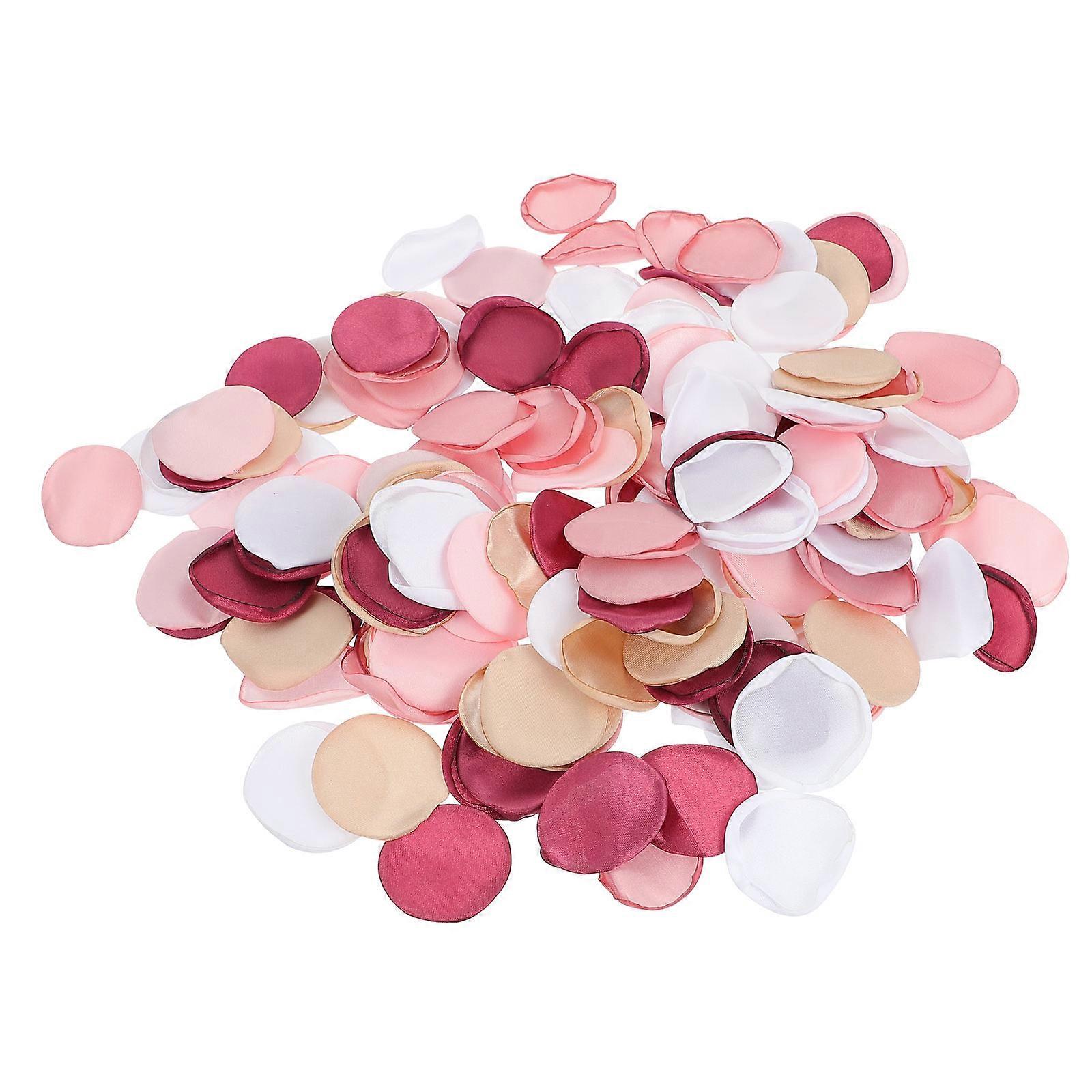 Valentines Day Decoration Simulation Flower Artificial Petals Assorted Color 4x4cm 200Pcs