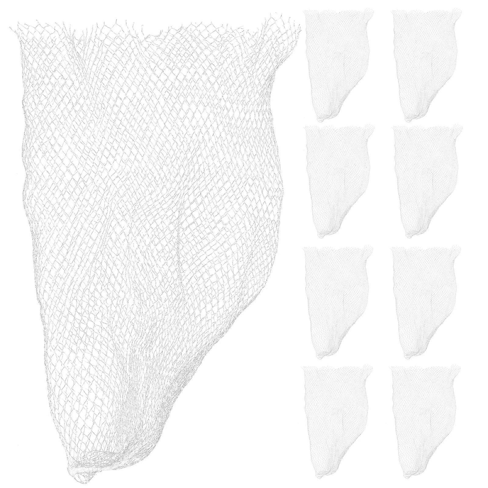 100pcs Reusable Nylon Mesh Seafood Boil Bags for Crab & Vegetable Storage – Lightweight, Portable Net Pouches with Fine Craftsmanship for Grocery &
