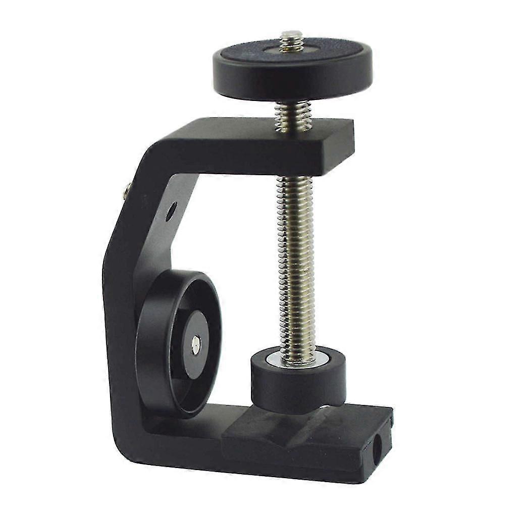 C Clamp Camera Mount Adjustable with 1/4Inch Screw Adapter for DSLR Camera