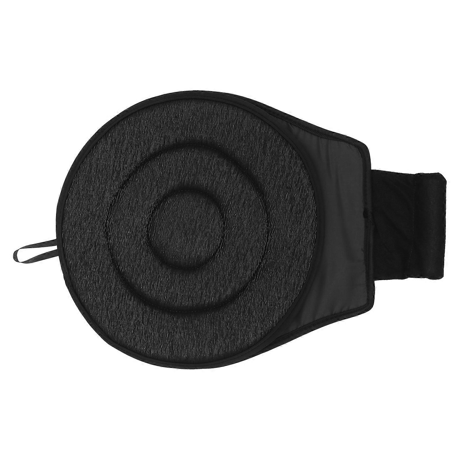 Rotating Seat Cushion Black Multifunctional Swivel Pad for Women 1Pcs