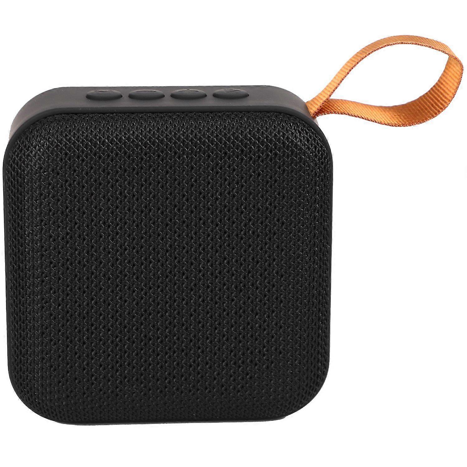 1Pcs New Version T5 Woven Net Bluetooth Speaker Wireless Portable Speaker Lovely Support U-Disk Tf Card Fm Radio Black