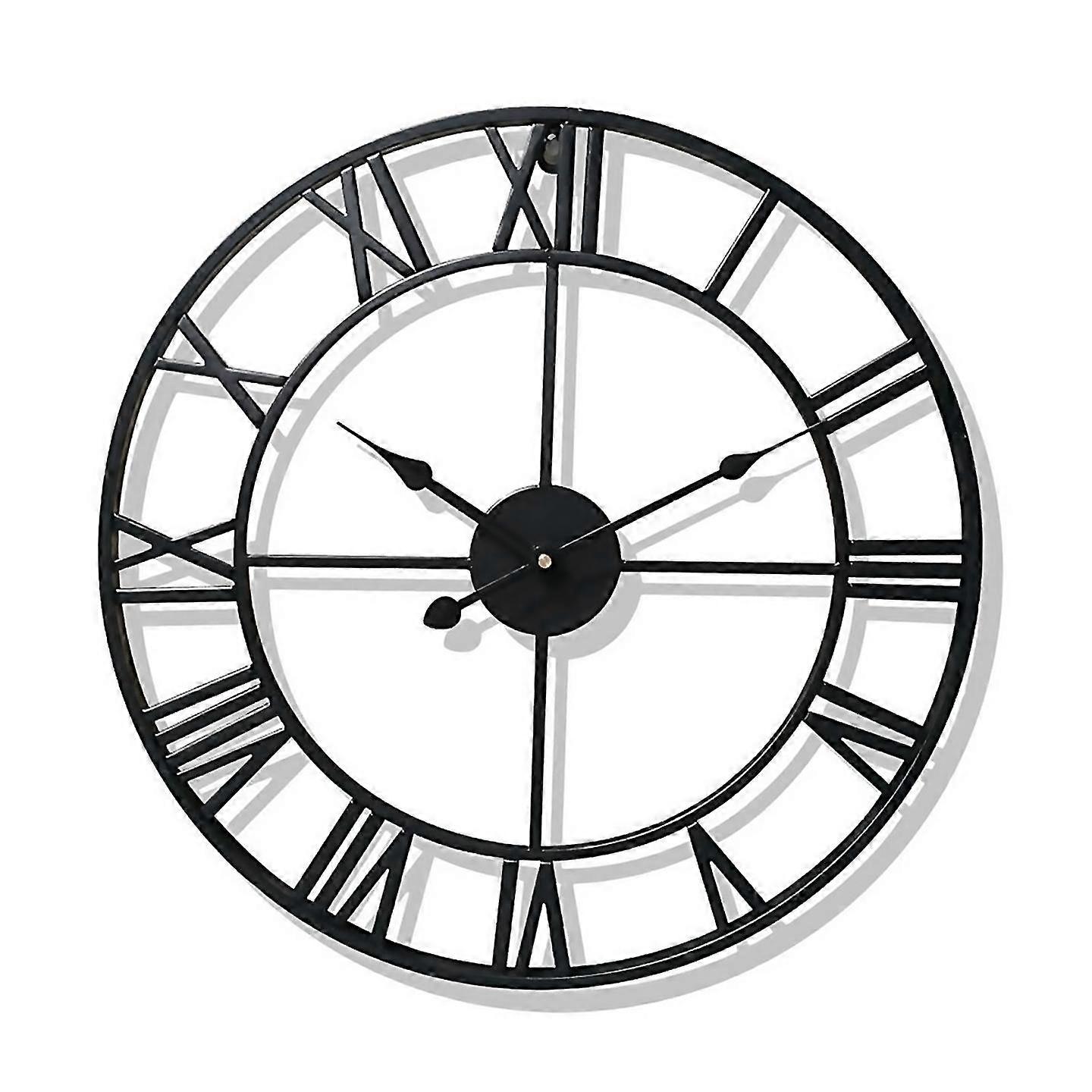 For Roman Numeral Clock Wall Clock Retro Clock Decorative Wall Clock Bla