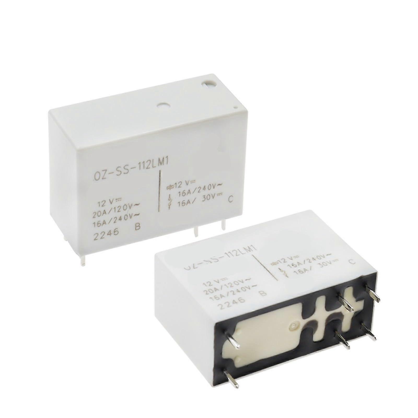 Relay OZSS112LM1 16 A 240 V 6 Pins NO Communication Relay Pack of 1