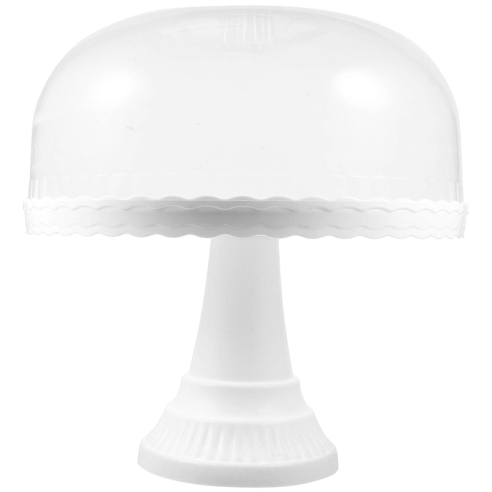 Cake Plate With Dome Lid Multi-Functional Stable Display For Dessert Stand 33X32X32CM 1Set