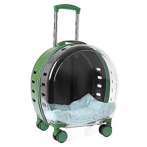 Poussette pour animaux de compagnie, Cage pour chat et chien dur portable, Petit transporteur pour animaux de compagnie, Transporteur pour animaux de compagnie, Sac pour chat transparent semi-transparent