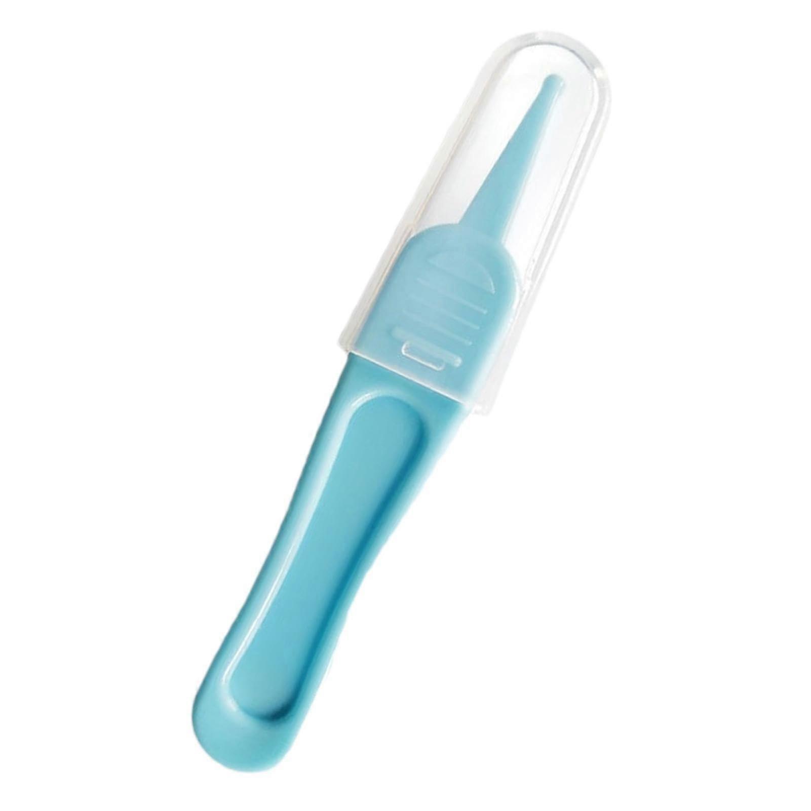 Nose Tweezers for Kids Safe Cleaning Tweezers for Ear and Nasal Passages, Blue