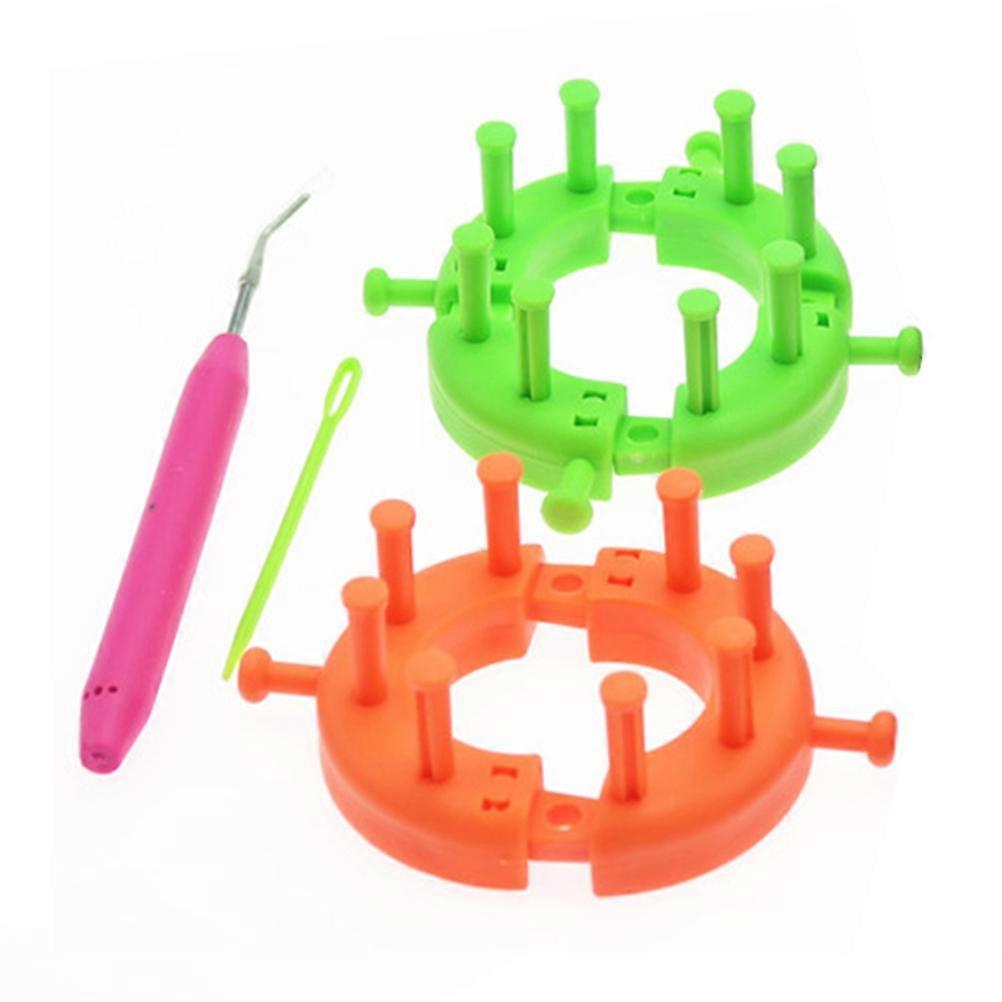Scarf Making Tool Set Knitting Looms Round Plastic Craft Projects 1Set