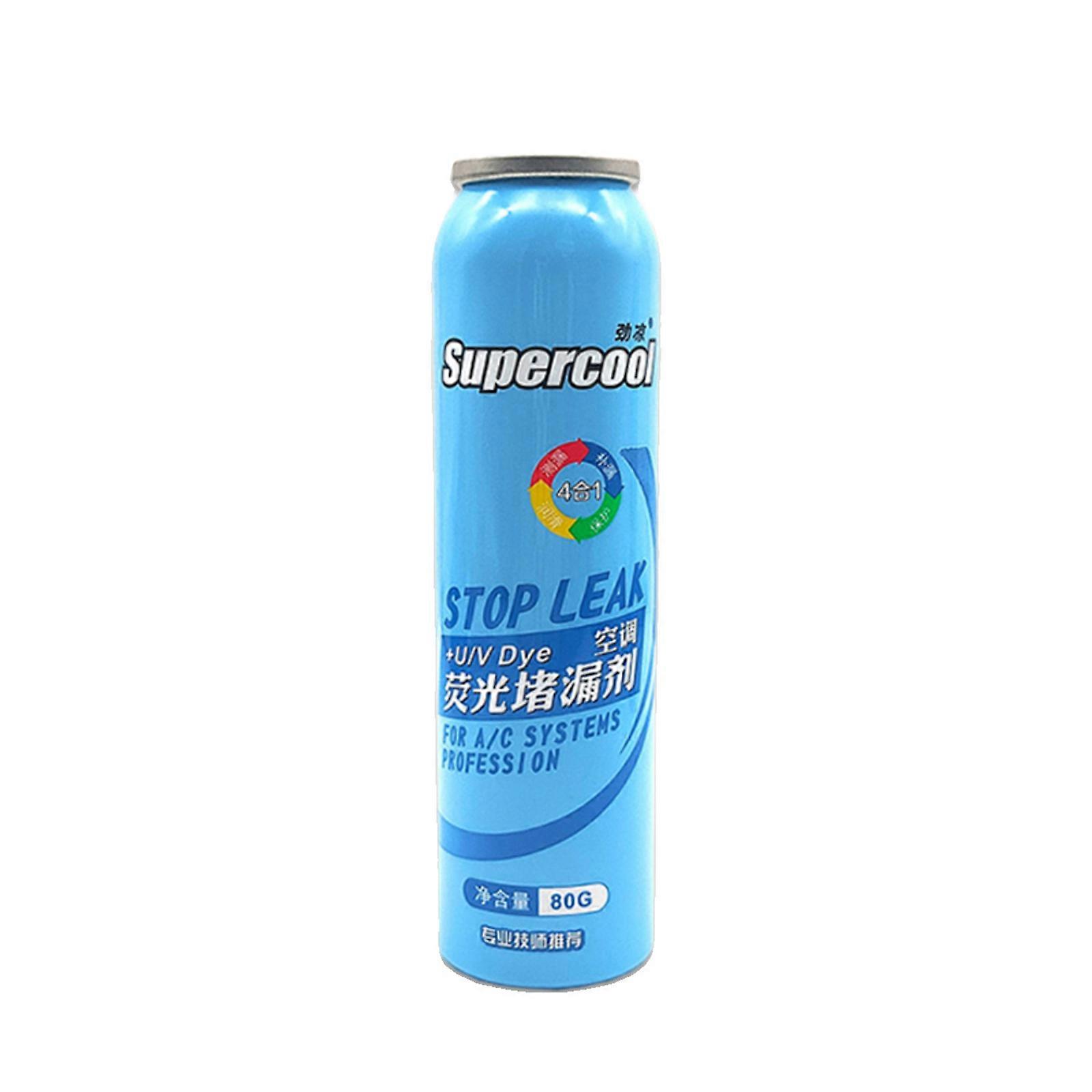 High Performances R134a Refrigerants Leak Stoppers with Fluorescent UV Detection Leak Sealer Tool for Automotive AC Systems Multicolor