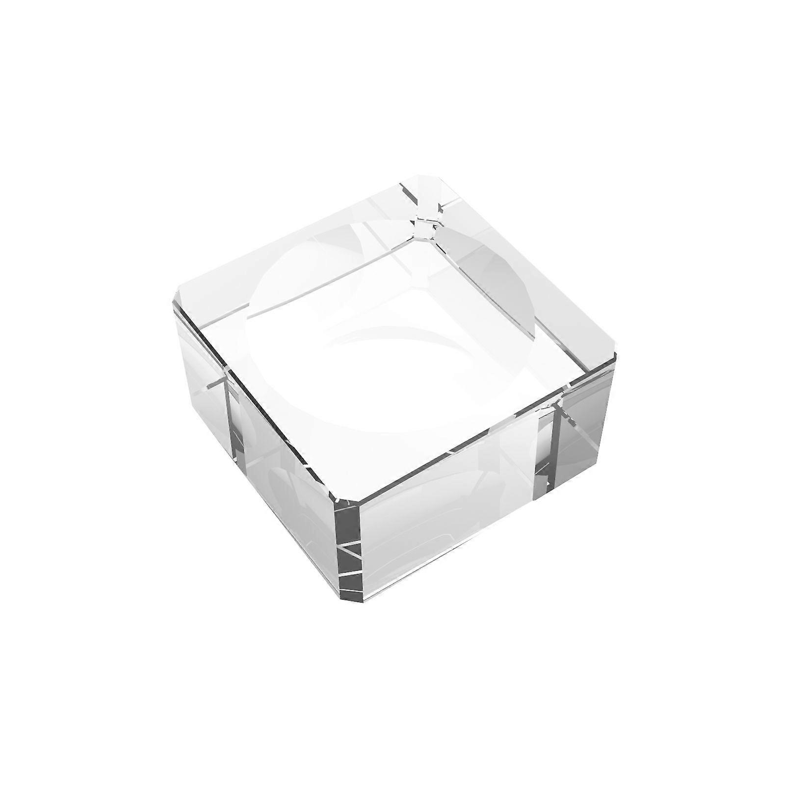 Support de boule de cristal BESPORTBLE, support de modèle de boule éducative transparente, support de base de boule de verre avec cambrure concave pour l'affichage