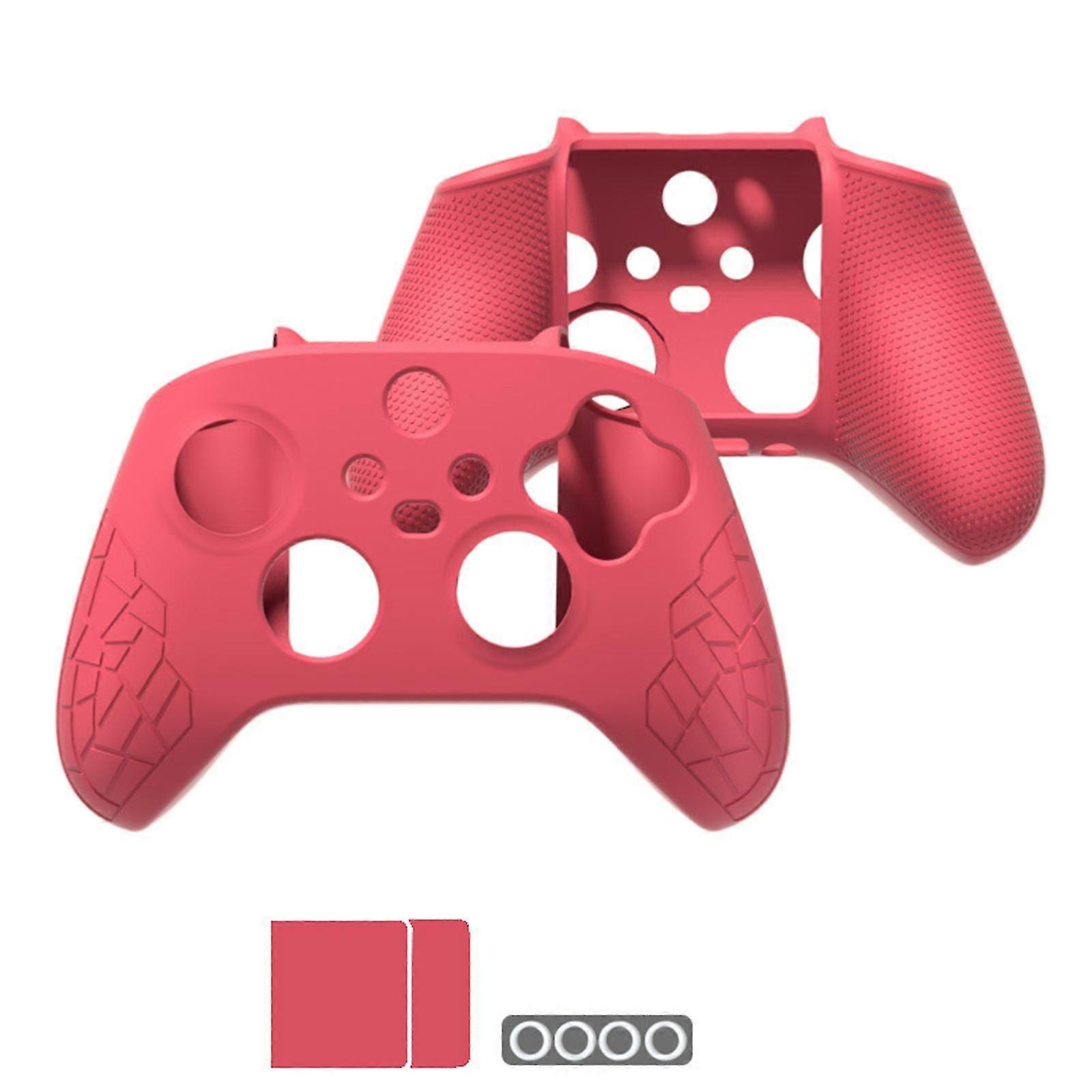 Capa de Silicone para Xbox Series X com Adesivos e Anéis Antiderrapantes