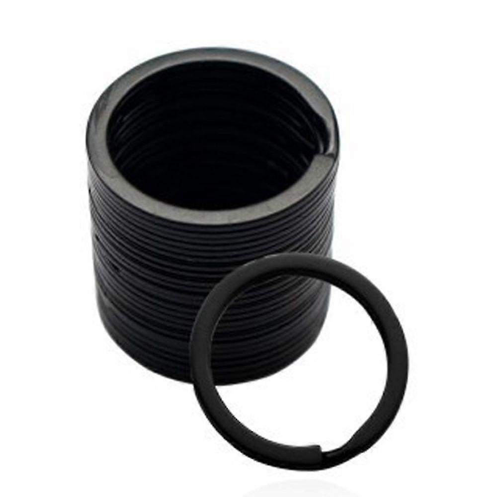 Μπρελόκ από ανοξείδωτο ατσάλι Globa Shop - 20 στρογγυλά διαιρούμενα μπρελόκ για μπρελόκ - μεταλλικά μπρελόκ - 30mm