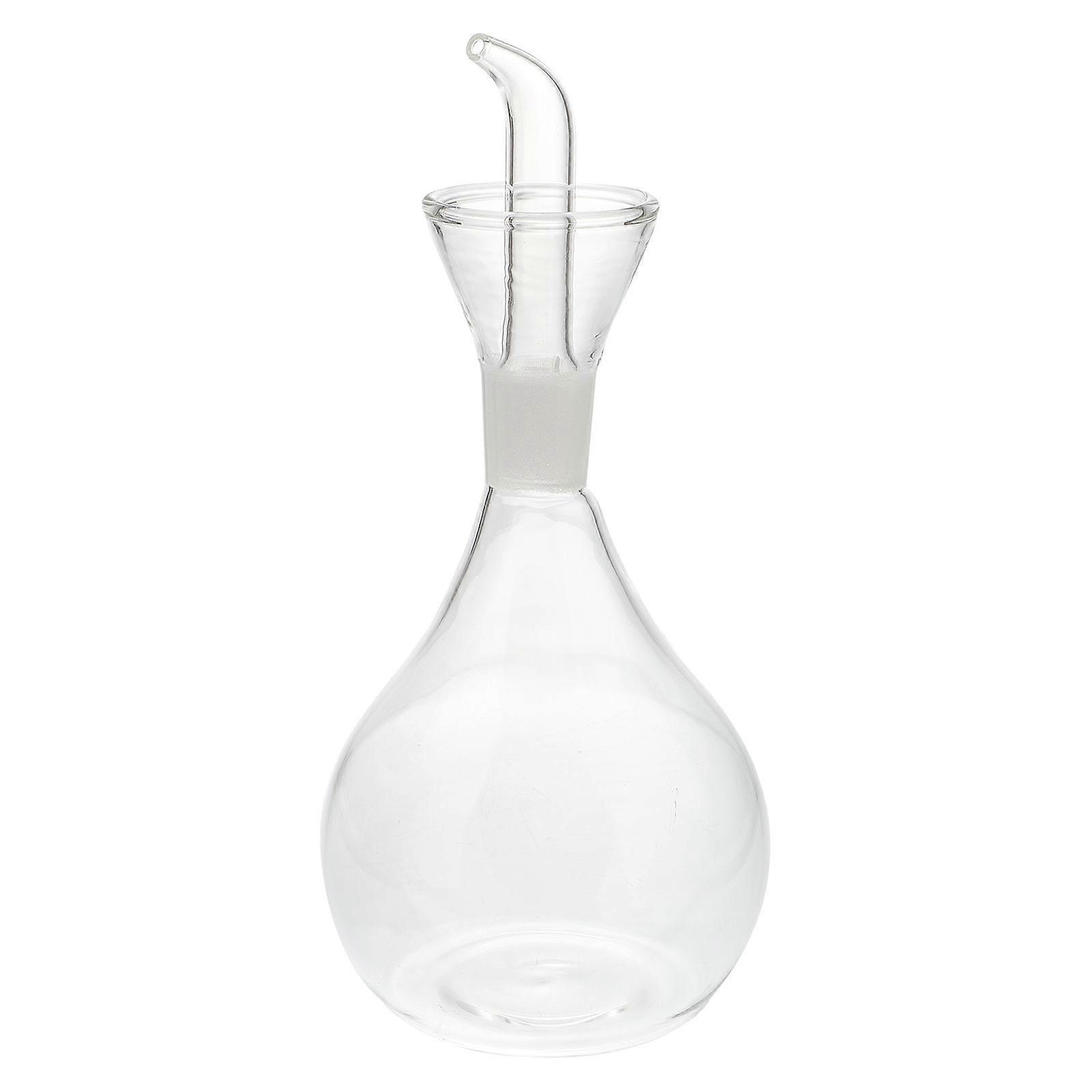 Multifunctional Control Seasoning Bottle Glass Oil Pot Practical Design For Home Use 21.5x8cm 400ml 1Pc