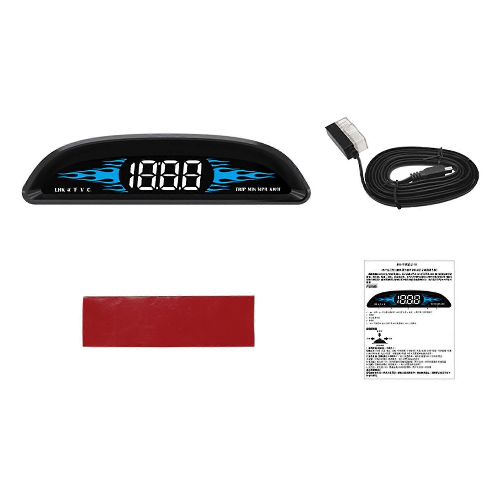 Car New OBD Speedometer Head-up Display B2 Multi-Functions Car Diagnostic Detector Speedometer Safe Driving