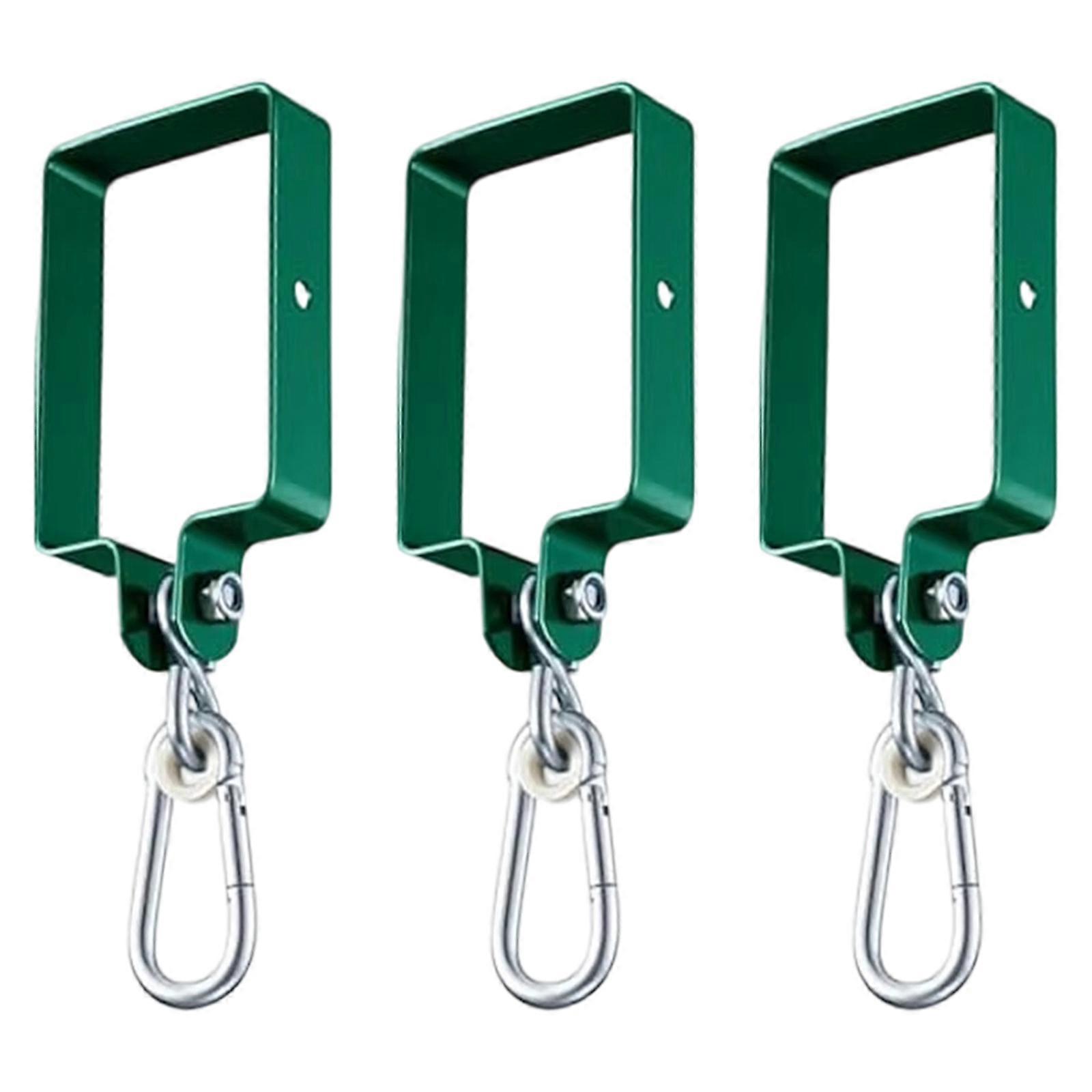 Swing Mounting Hardware Heavy Duty Hangers Hook Square Swing Clamps With Carabiner Replacement Bracket Accessories Multicolor