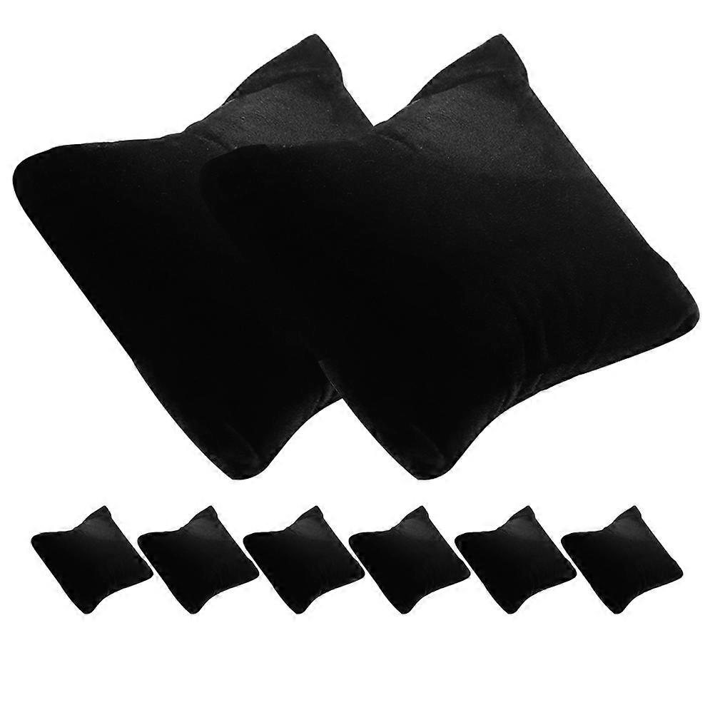 Watch Display Pillow Jewelry Storage Rectangular Shape Velvet Material 8Pcs