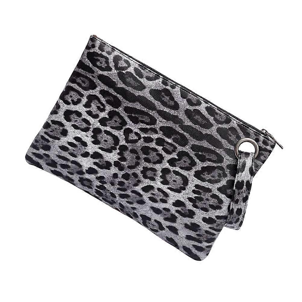 Fashionable Leopard Pattern Women Handbag Simple Design Going Out 34 x 24 x 1 cm Pu