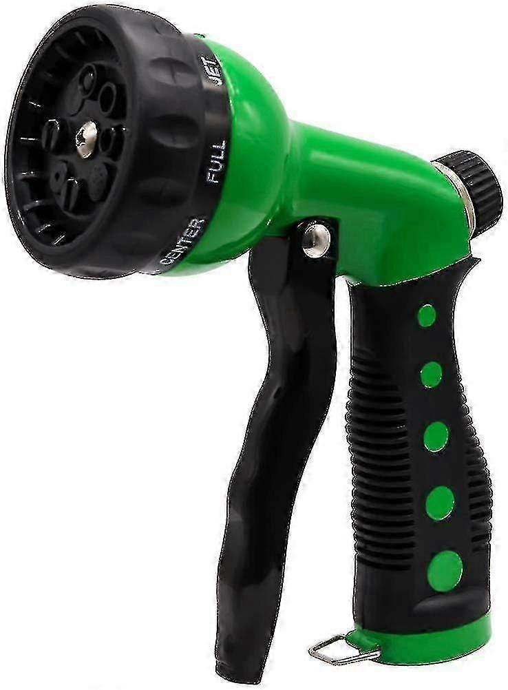 Garden Hose Nozzle/hand Sprayer Water Hose Nozzle Heavy Duty 8 Pattern Metal Watering Nozzle