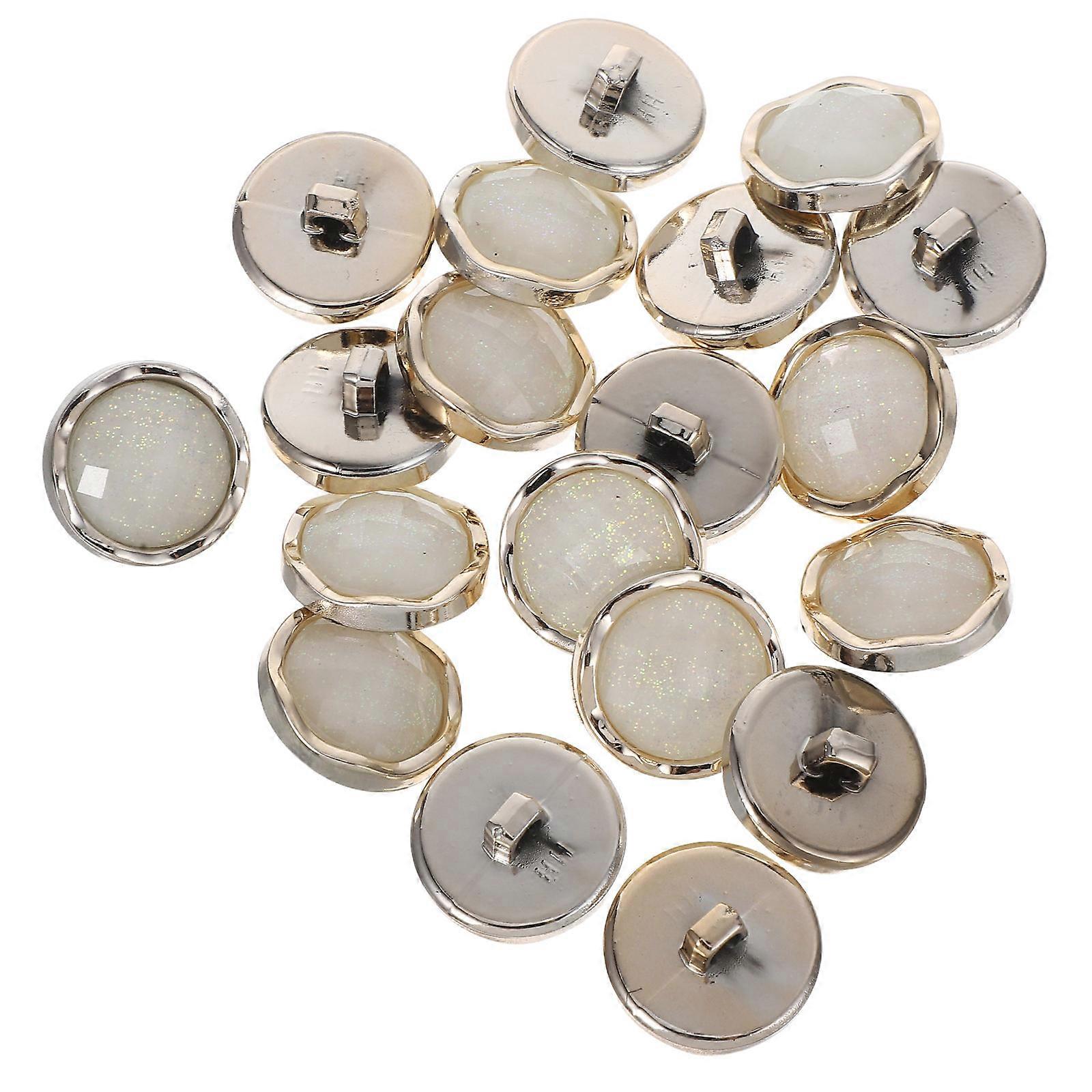 Round Resin Blazer Buttons for Sewing 20Pcs Minimalist Buttons for Suits