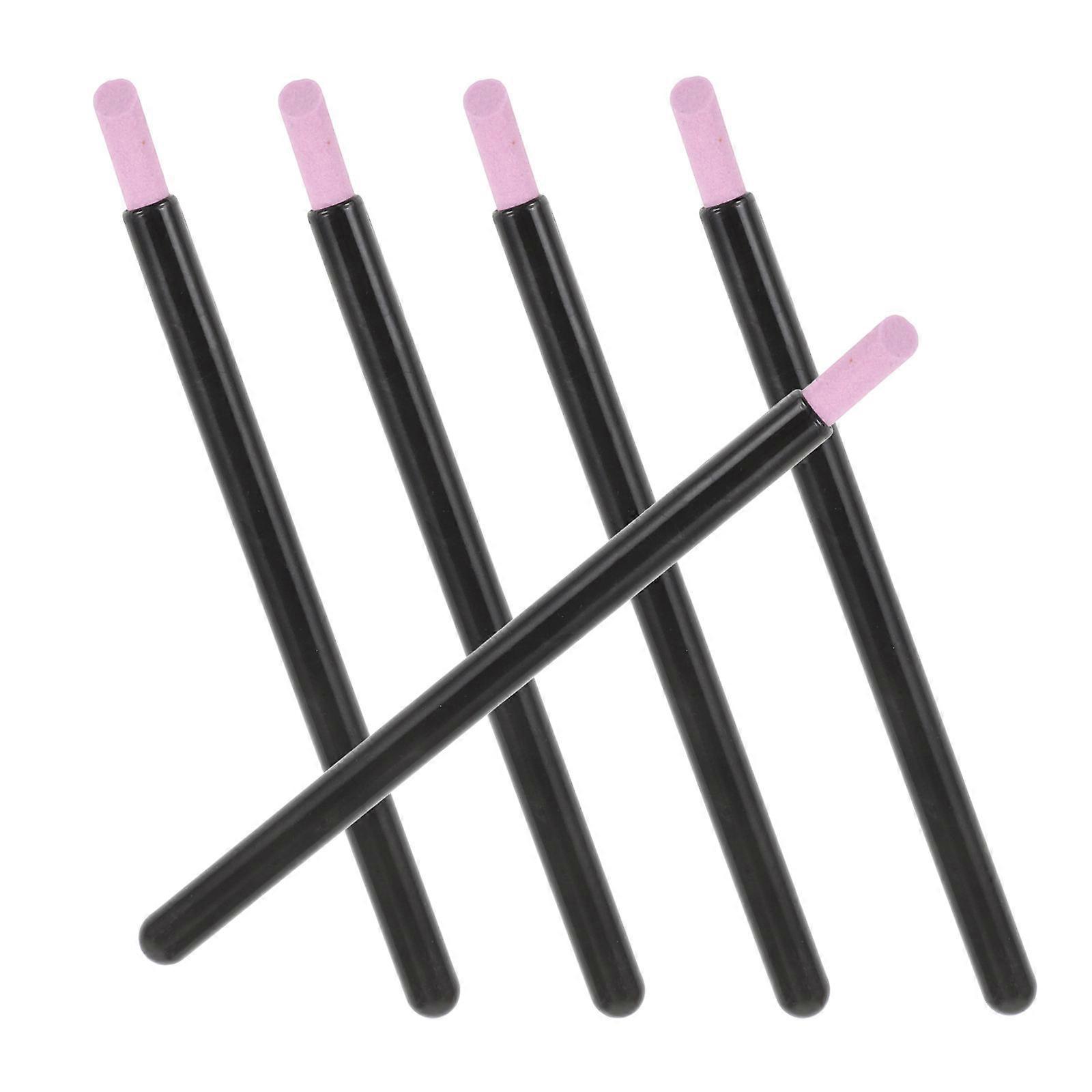 Nail Engraving Pen for Nail Art with Plastic Material Black Color Portable and Durable 5 Pieces