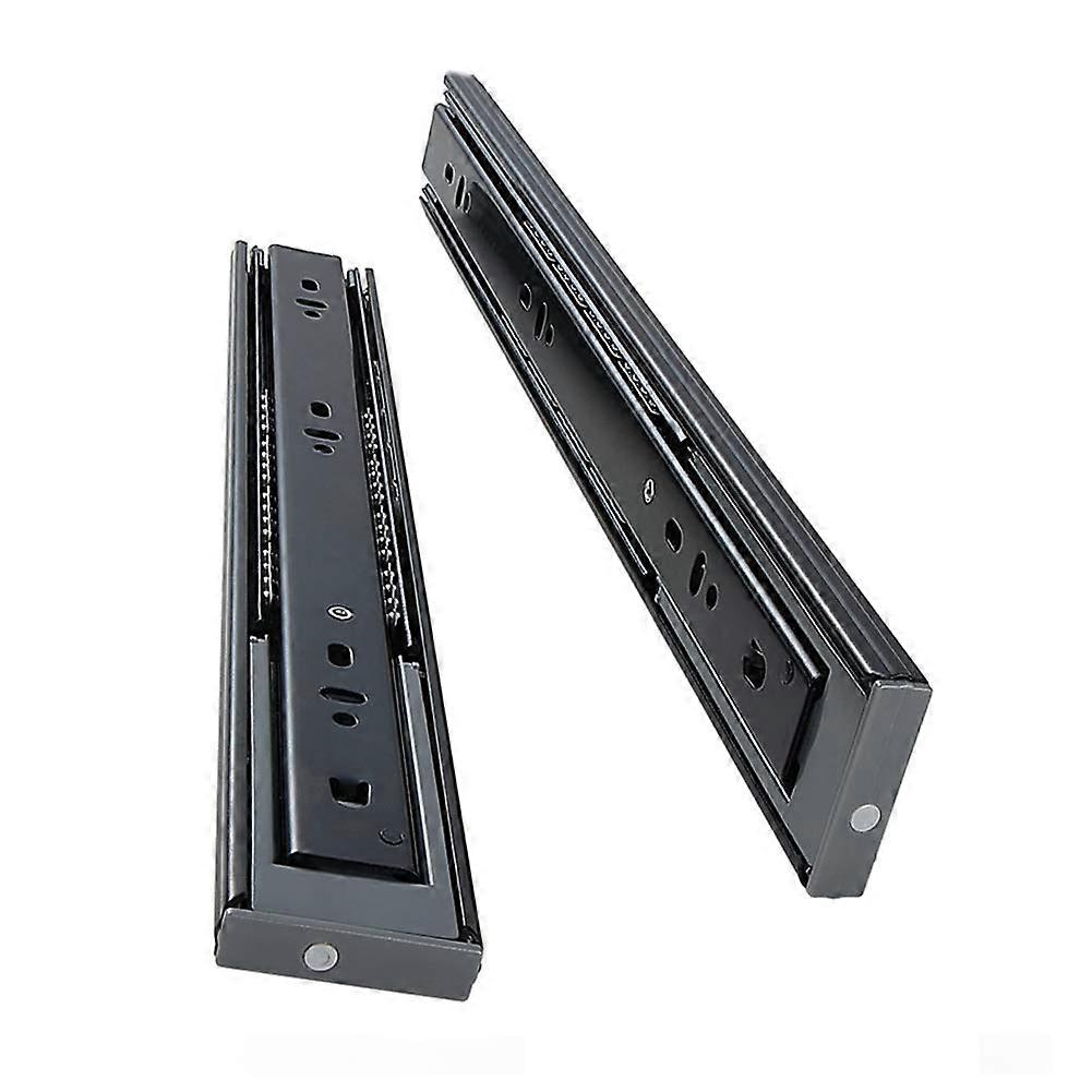 Softclose ball bearing drawer slides, robust guides 400 mm, side mounting, 2 pieces