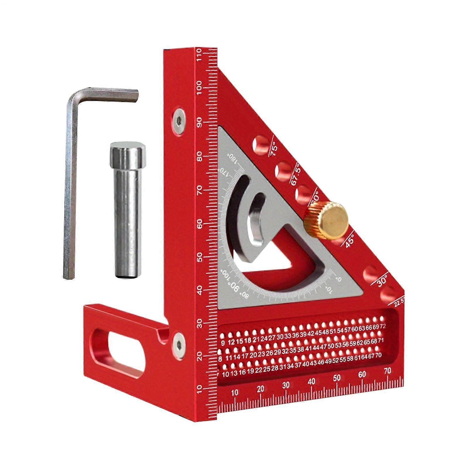 Winkelmesslineal Precision Aluminum Alloy Angle Measuring Tool