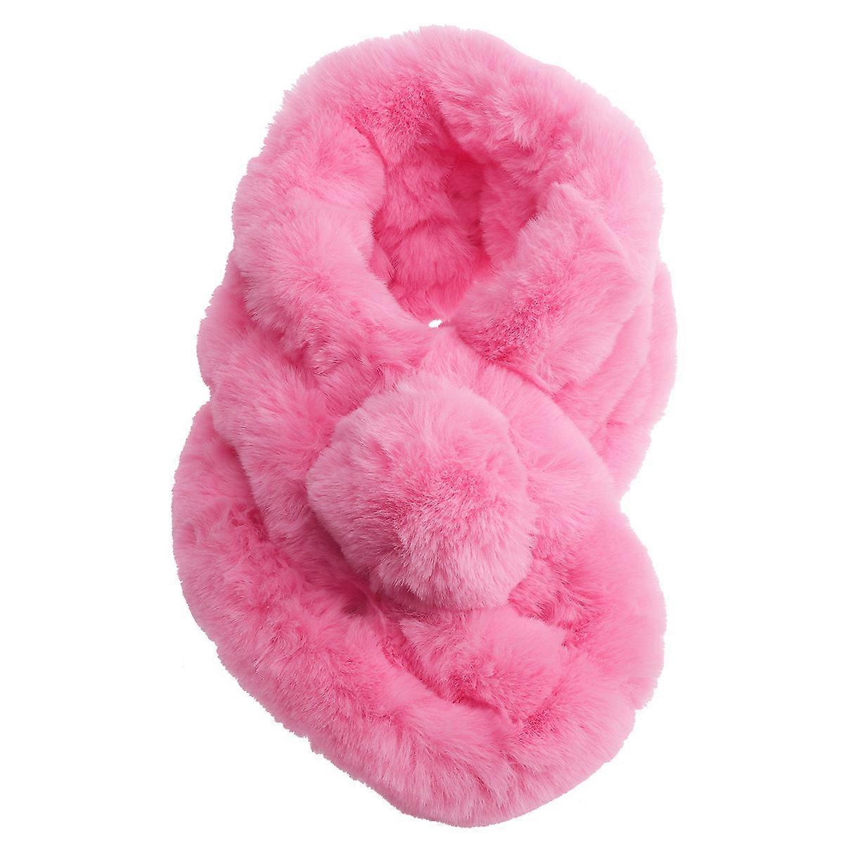 Plush Scarf For Girls Evening Party Stylish Design 67X14X3Cm 1Pack