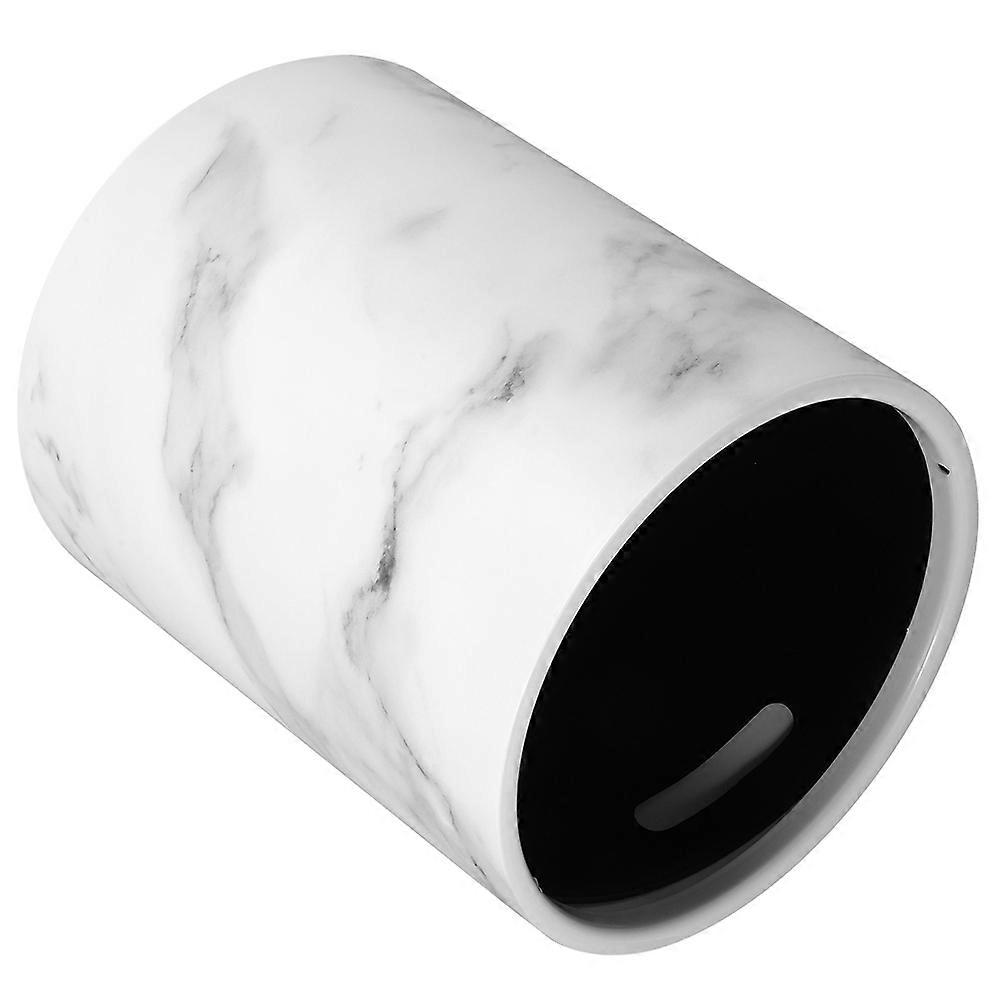 Marble Waste Bin Garbage Container for Storage Use 1 Piece Plastic Trash Can