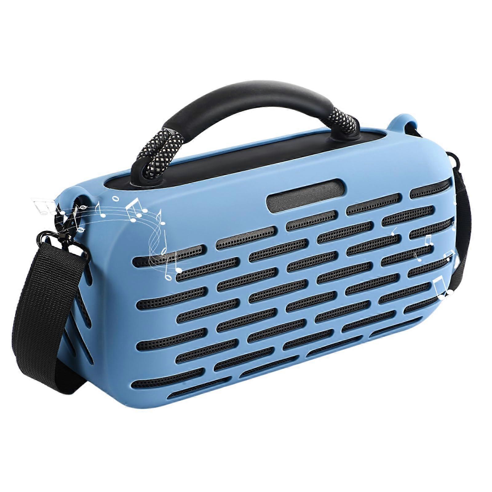 Silicone Protective Case For Speakers Shockproof Non-Slip Lightweight Precise Fit For Portable Bluetooth Speakers