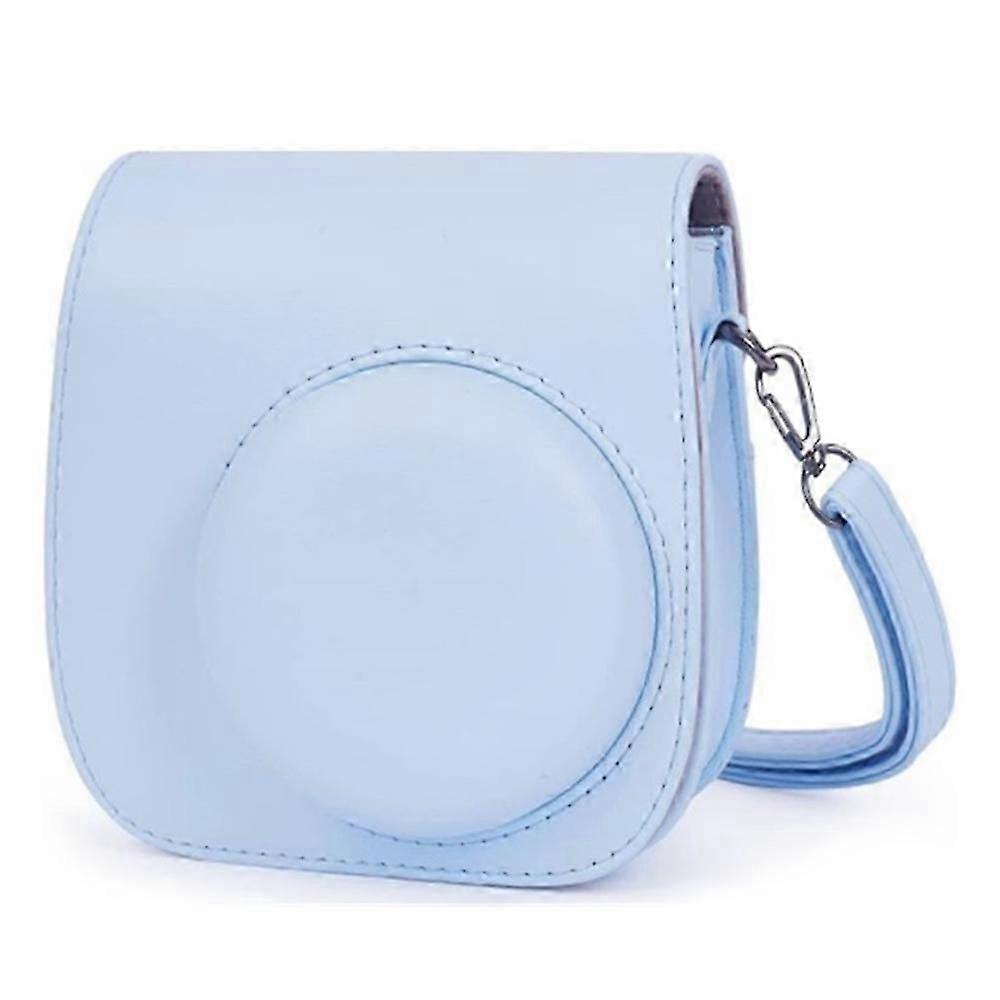 Leather Bag Protective Case with Removable Adjustable Strap for Fujifilm Instax Mini 11 Instant