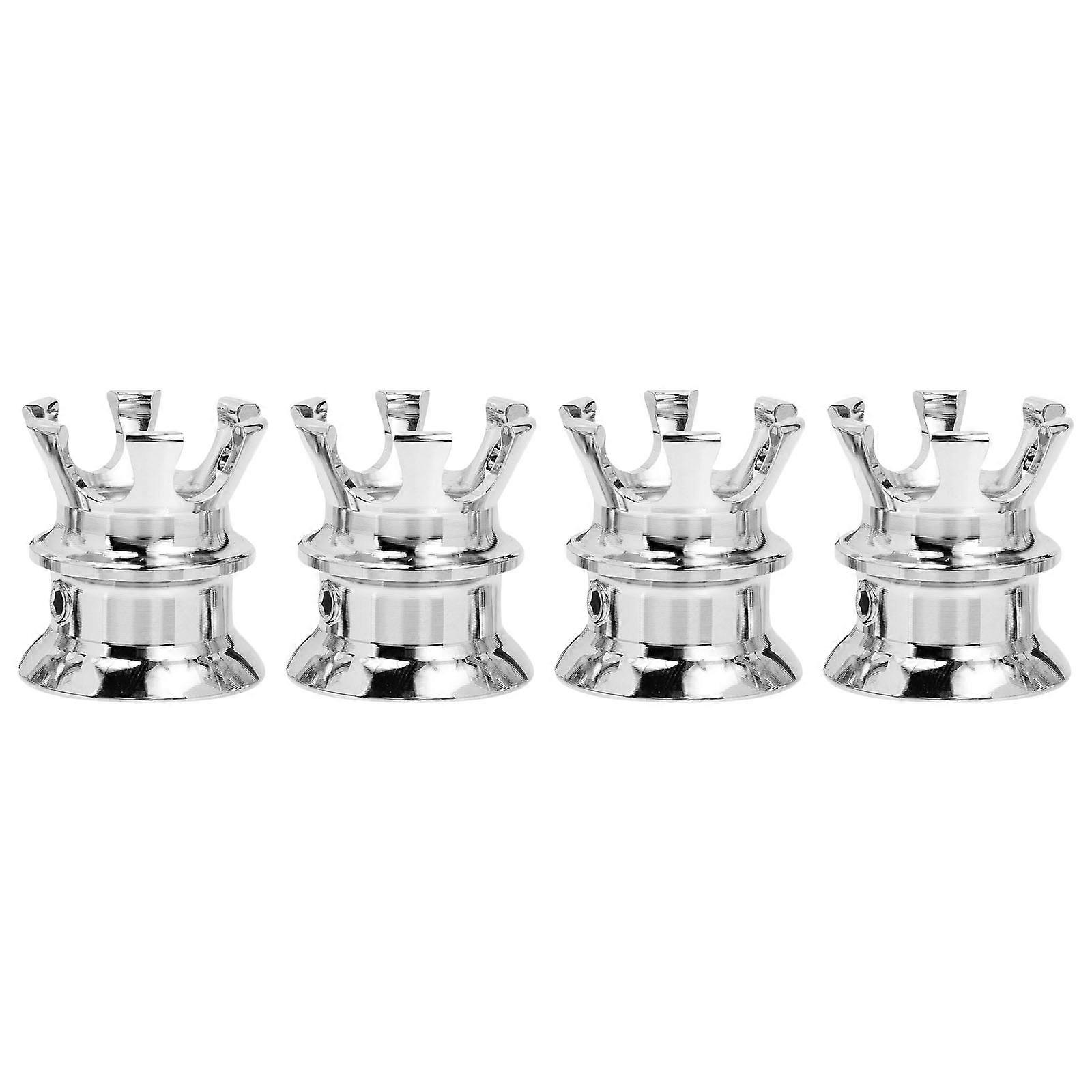 Replacement Axle Caps Kit For Motorbike Modification Prevent Leakage 4Pcs Durable CNC Aluminum Alloy Styling