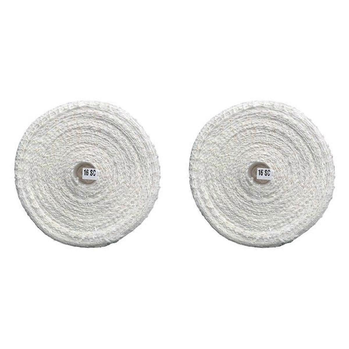 2Pcs Kitchen Bag Barbecued Pork Net Braided Hoof Rack Rope Cord Cotton Accessories Rope Sleeve Packaging Net Set,3 Meter