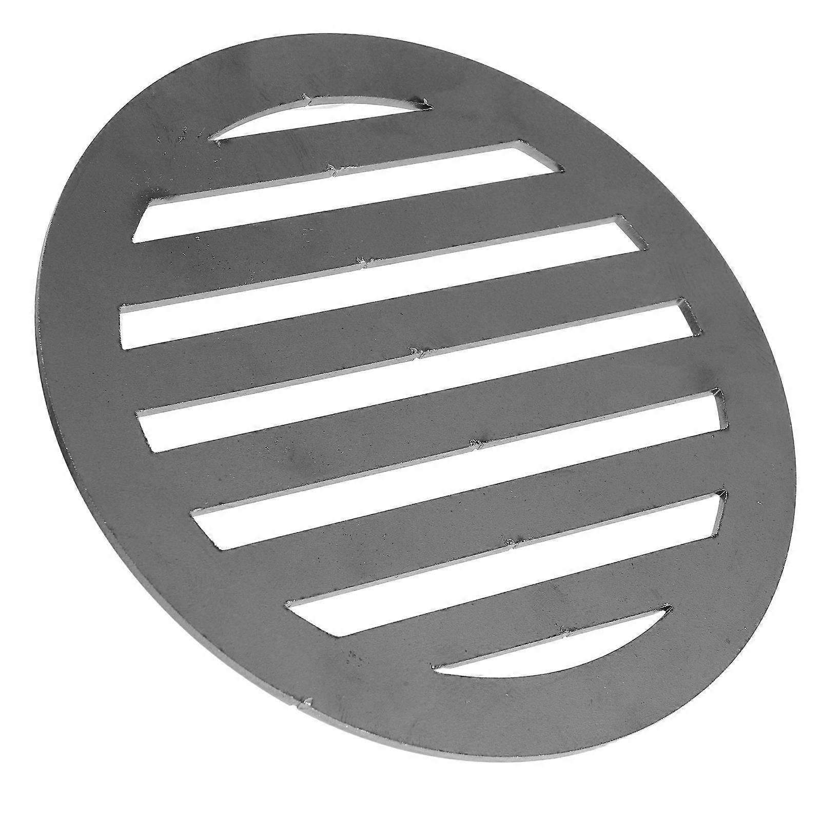 Bbq Charcoal Grill Grate Round Replacement for Outdoor Cooking Accessory Enhances Charcoal Efficiency for Picnics and Camping