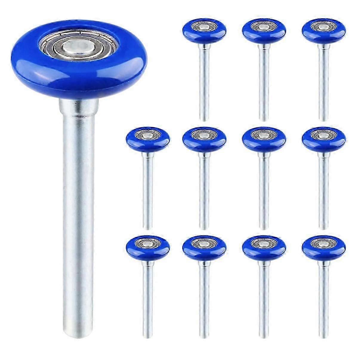 12 Pack 1.8 Inch Nylon Sealed Garage Door Rollers, Quiet/Durable and High Load, High Performance Be-Excellent