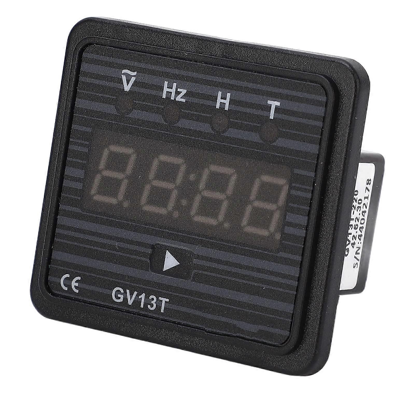 Digital AC Voltmeter GV13T High Accuracy Multi-Function LED Display for 220VAC Industrial Generator Measurement