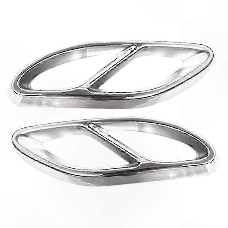 Exhaust Trim Frame with Four Hole Covers for A-Class W177 2019-2021