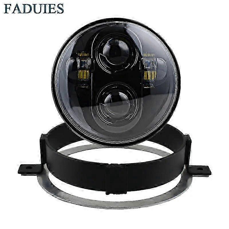 5.75 Inch Motorcycle Projector Led Headlight With Bracket For Honda Vtx 2002-2008 Vtx 1800 Vtx 1300