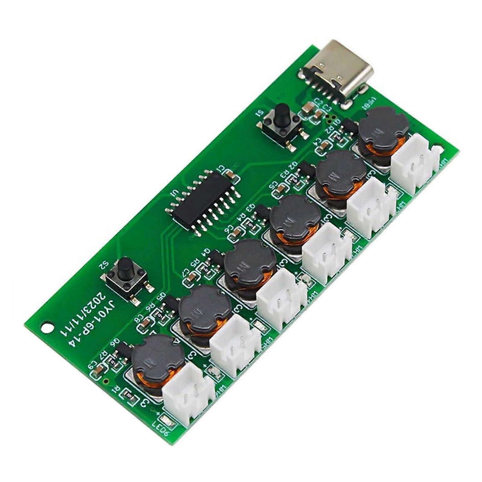 6 Channel Atomizer Control Module Six Sprays Humidifier Atomization Control Board For Spa And Bedroom Use Humidifier Circuit Board