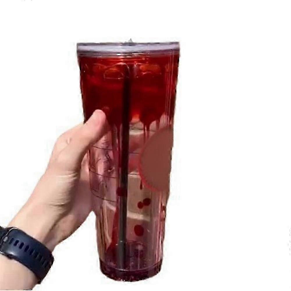 Halloween Flüssigkeit gefüllt Blut Wasser Becher Tropfen Blut Design 450/720ml Sparkling Becher