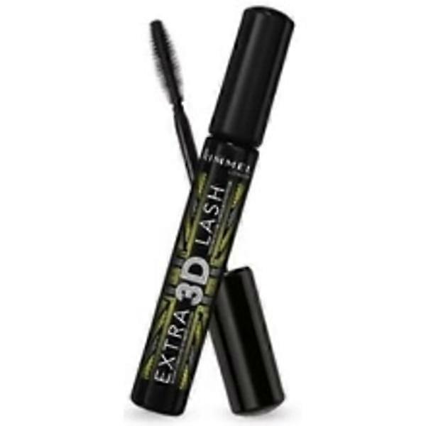 Rimmel - Extra Lash Mascara 3D - Mascara 8 ml Svart Vannfast Langtidsholdbare Øyevipper