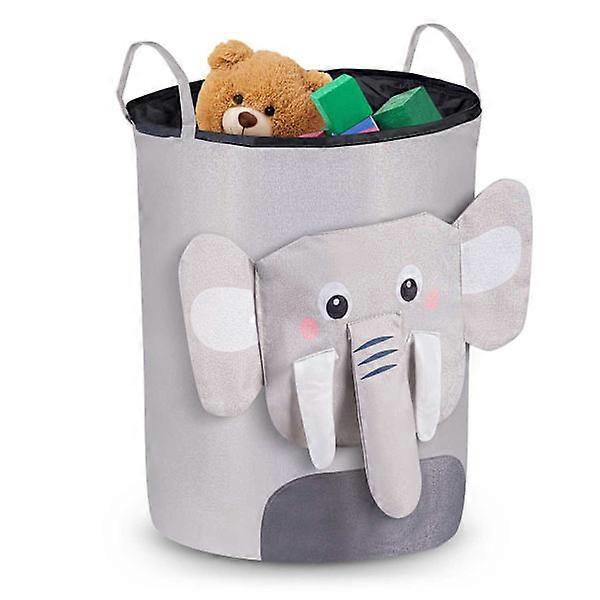Toy Basket Nukido - Gray Elephant