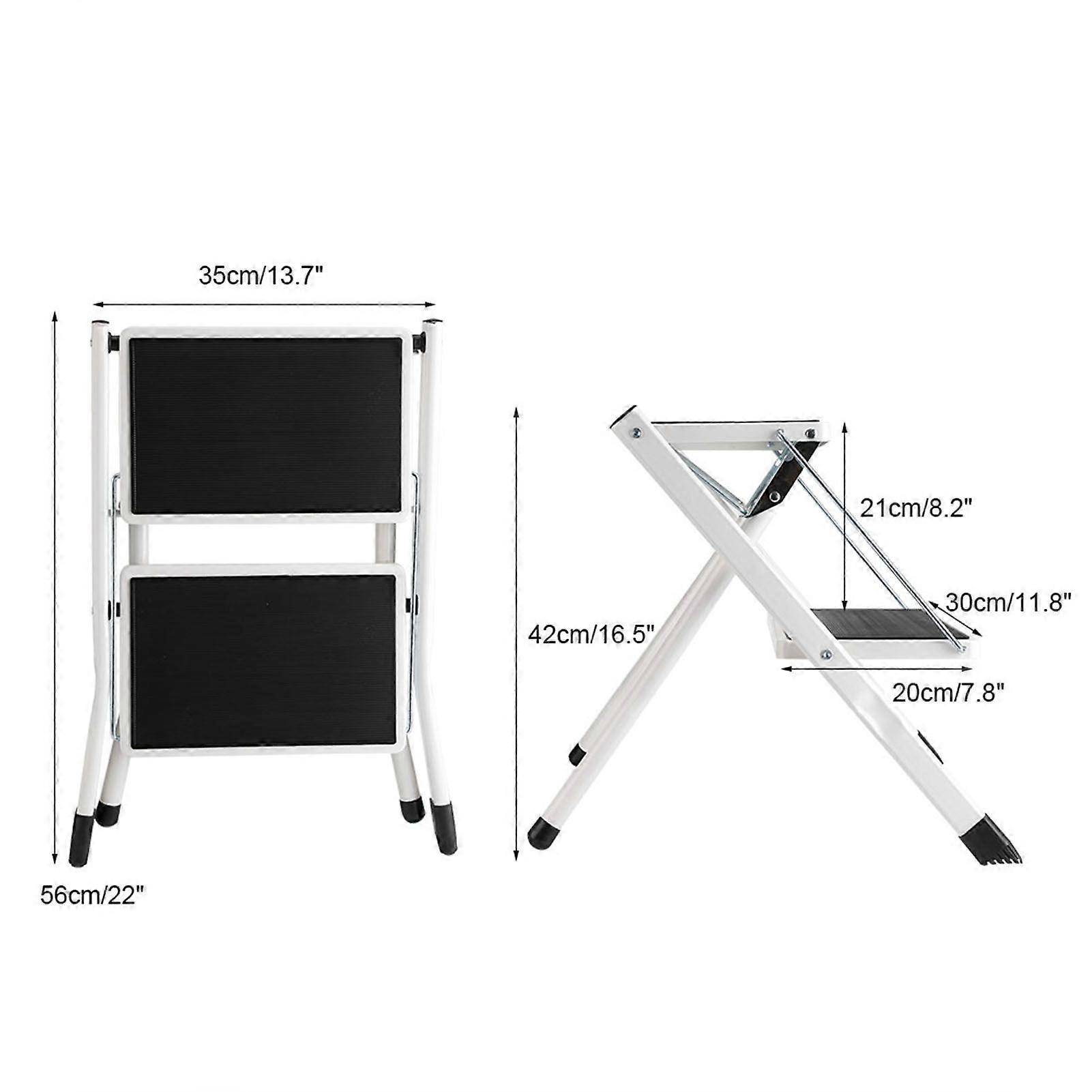 Anti Slip Little Giant 2 Tread Safety Step Ladder Folding Step Stools With Tool Tray