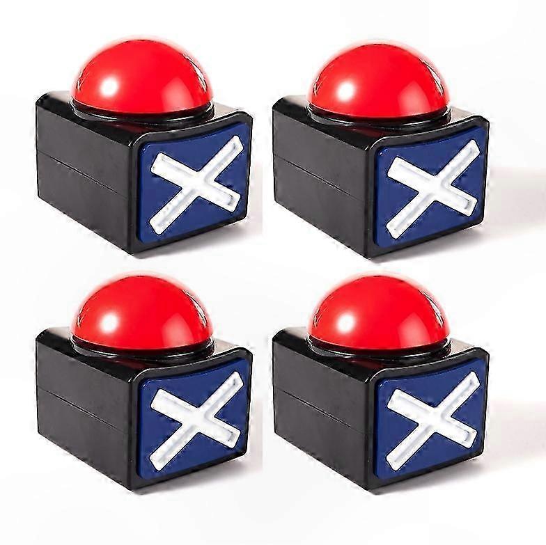 Interactive Kids Game Buzzers with Lights and Sounds, Recordable Electronic Classroom Buzzers for Fun Learning Activities