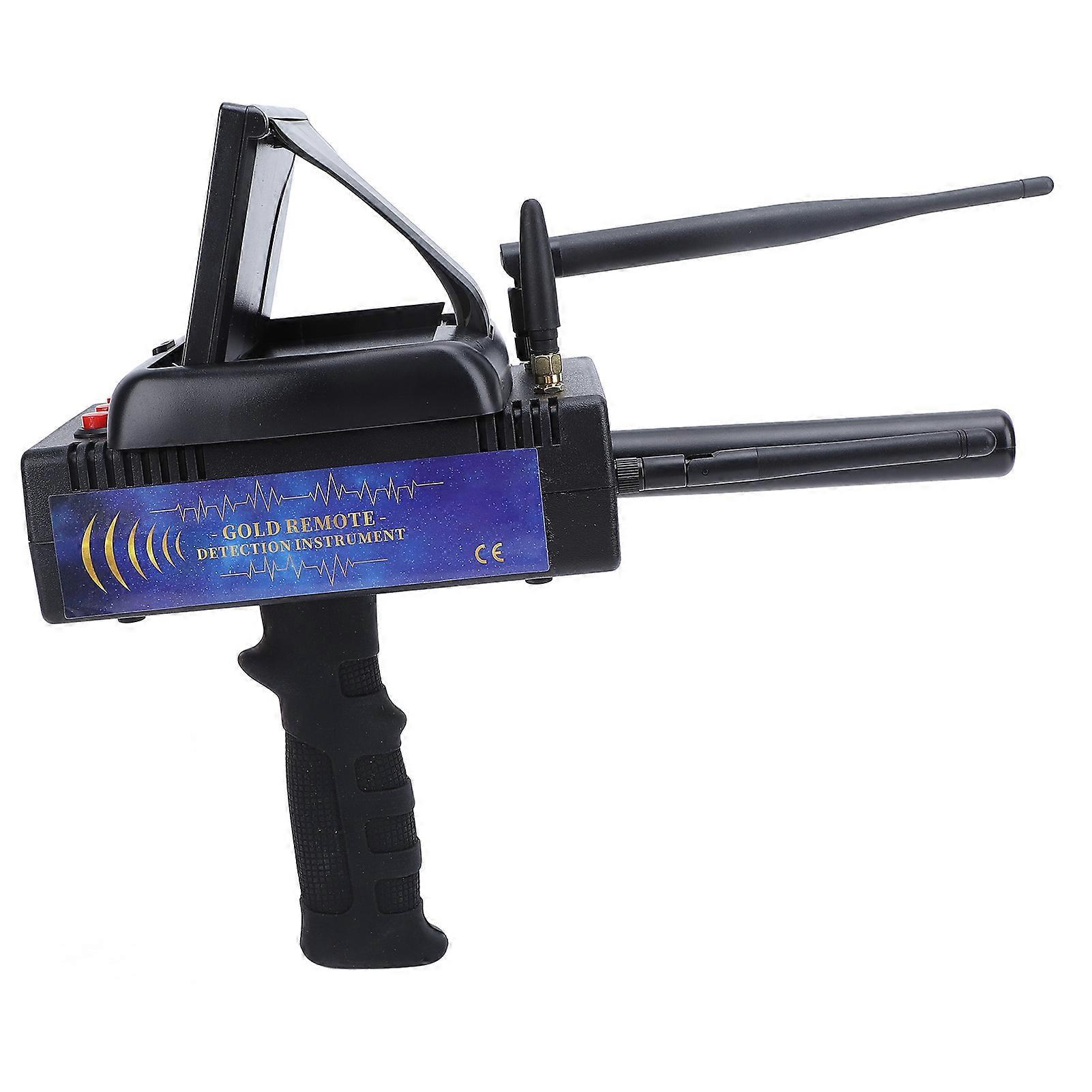 Metal Detector 1200m Range 25m Depth Black Handheld Scanner