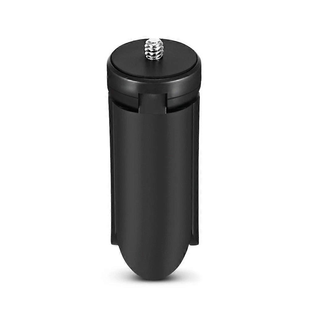 Mini Tripod Stand, Compact Desktop Tripod for Smartphone and Camera, Stable Non-Slip Base, Black