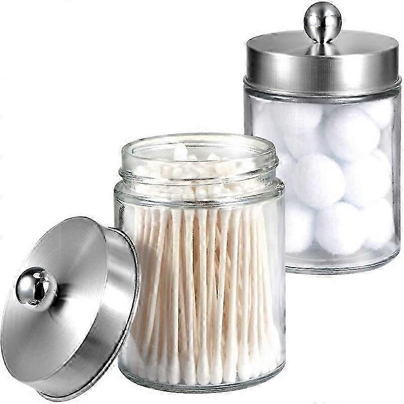 Apothecary Jars Bathroom Vanity Organizer 3Pcs