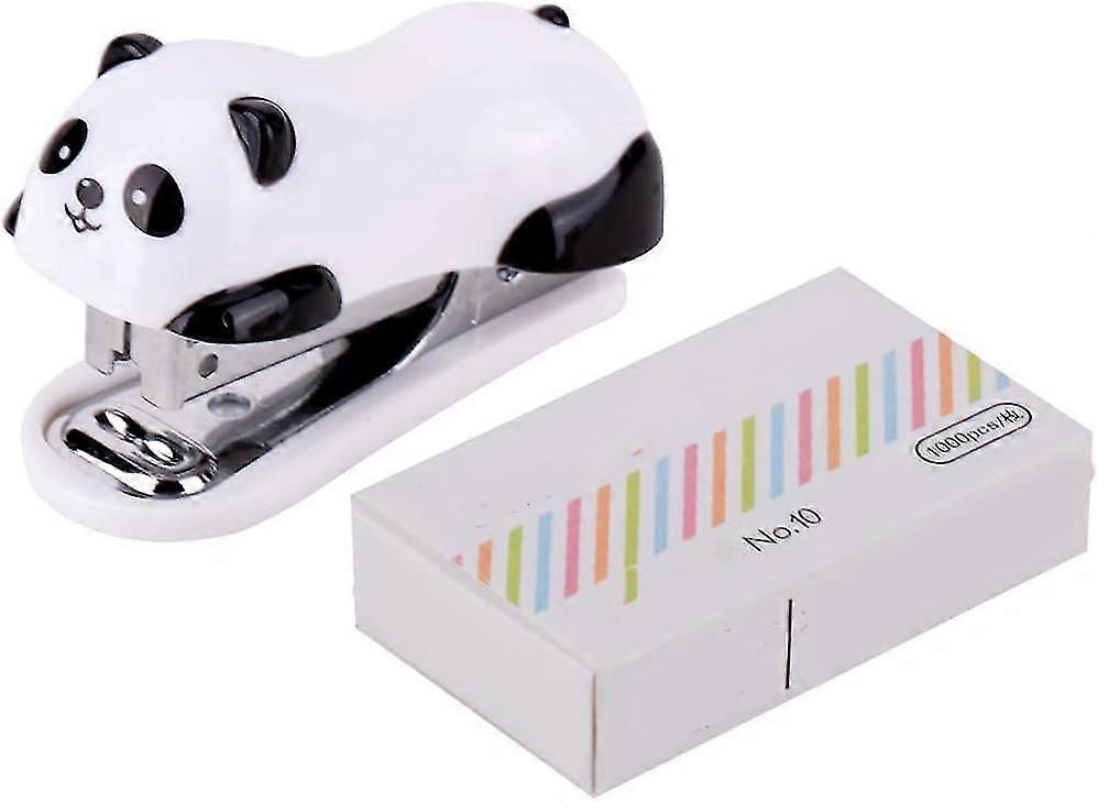 Cute Panda Mini Stapler Cute Cartoon Office Stapler Portable Stapler - Office Supply