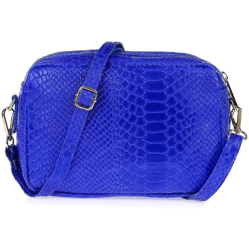 Handbags Vera Pelle krap12blue